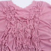Folded asymmetrical skirt with suspender dress for women